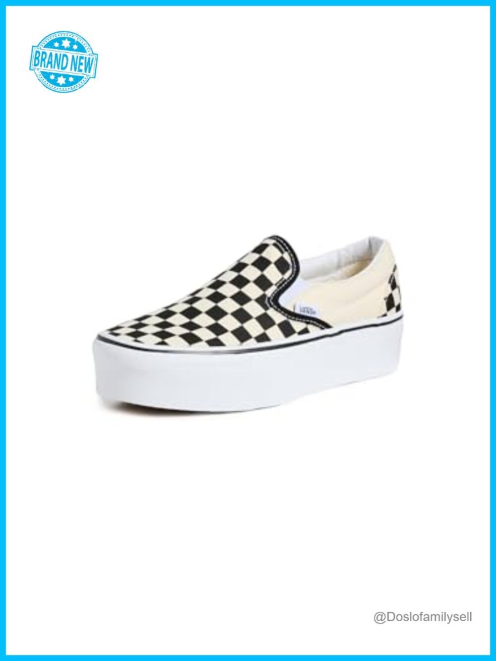Vans Classic Slip-On Platform Sneakers for Casual Skateboarding